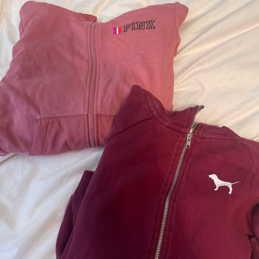 PINK zip ups